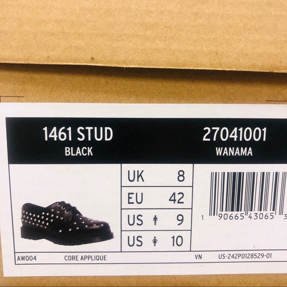 Dr. Martens  1461 Stud Wanama Oxfords - Picture 6 of 9